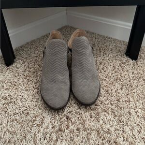 Lucky Brand Gray Ankle Booties